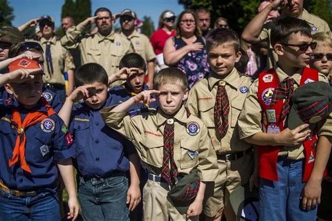 People, Boy scouts of america, Social group, Scout, Troop, Youth, Team, Event, Uniform, Crew, 