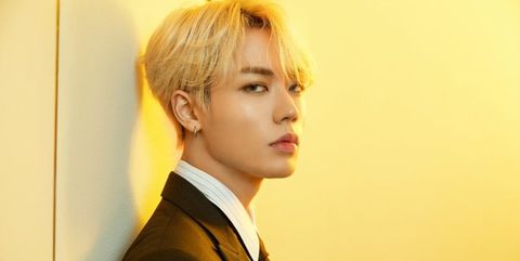 Hair, Yellow, Hairstyle, Blond, Chin, Forehead, Suit, Portrait, Photography, Formal wear, 