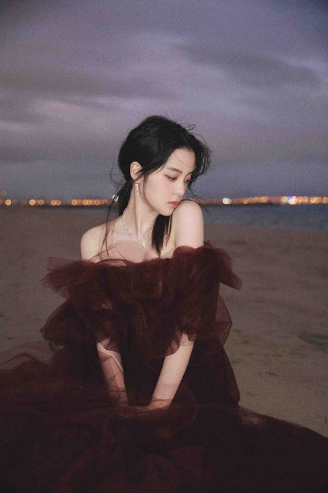 Beauty, Photography, Black hair, Sky, Sea, Long hair, Flash photography, Sitting, Smile, 