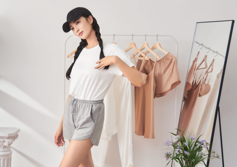 王紫璇身穿intimissimi cotton knitwear 系列cmd12o, pdc12a