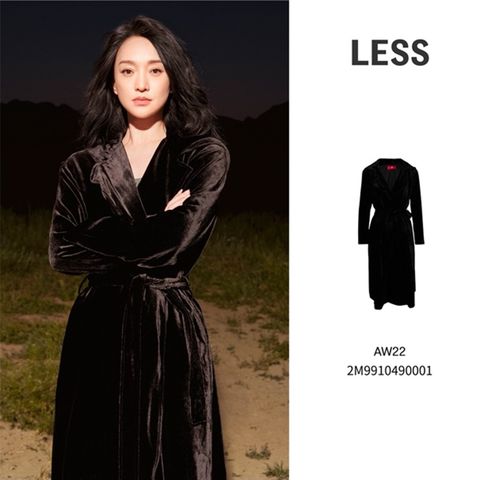 Less brand spokesperson Zhou Xun wears the 2022 autumn and winter Xun series new blockbusters and single product pictures (6)