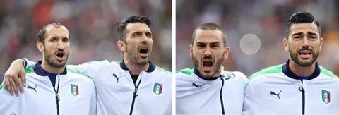 Facial expression, Player, Soccer player, Football player, International rules football, Team sport, Facial hair, Mouth, Gesture, Team, Facial expression, Player, Soccer player, Football player, International rules football, Team sport, Facial hair, Mouth, Gesture, Team,