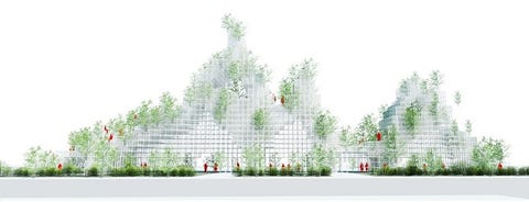 White, Architecture, Tree, Urban design, Woody plant, Design, Landscape, Building, Plant, Facade, 