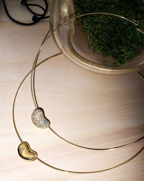 tiffany co elsa peretti® bean® design 18k yellow gold coil necklace