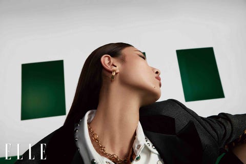 nanogram sweet dreams小号圈形耳环 crazy in lock颈链
均为louis vuitton