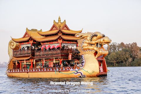 oriental dragon rising