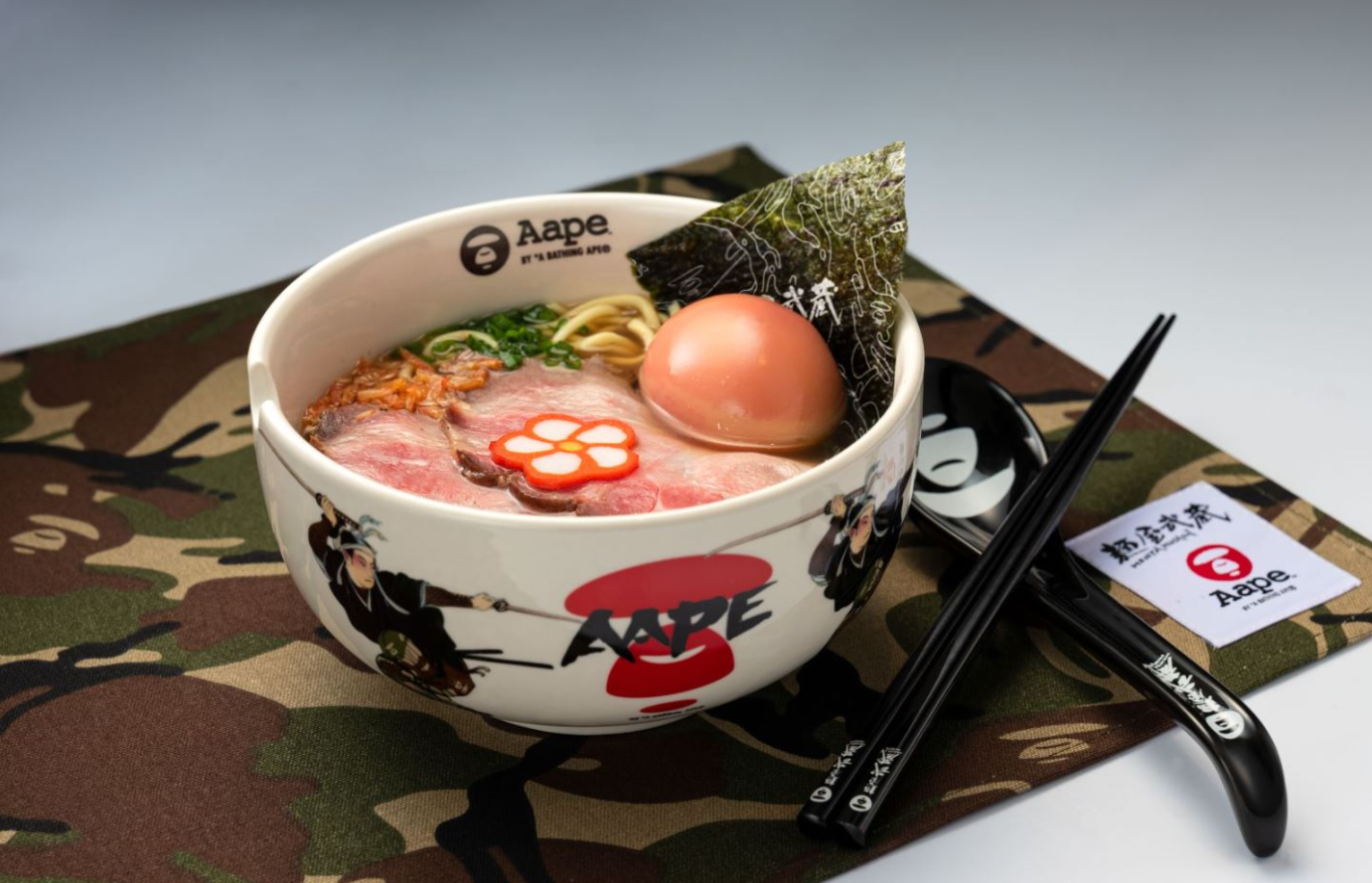 AAPE ✖️麺屋武蔵 コラボ食器セット(日本未発売) 賞金女王・稲見萌寧