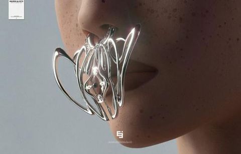 The virtual accessories in the site 2022 autumn and winter show are all from site contracted artist yifan