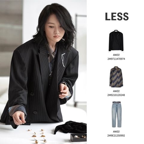 Less brand spokesperson Zhou Xun wears the 2022 autumn and winter Xun series new blockbusters and single product pictures (2)