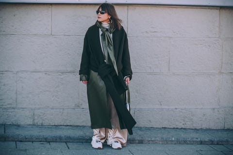 Clothing, Street fashion, Green, Fashion, Snapshot, Outerwear, Standing, Footwear, Coat, Shoe, Clothing, Street fashion, Green, Fashion, Snapshot, Outerwear, Standing, Footwear, Coat, Shoe,
