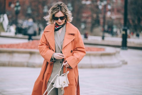 Street fashion, Clothing, Photograph, Coat, Orange, Eyewear, Fashion, Pink, Trench coat, Red, Street fashion, Clothing, Photograph, Coat, Orange, Eyewear, Fashion, Pink, Trench coat, Red,