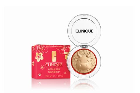 clinique倩碧香槟金高光粉饼