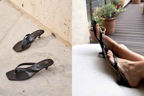 Footwear, Shoe, Sandal, Leg, Ballet flat, High heels, Foot, Ankle, 