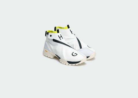 White, Footwear, Product, Yellow, Shoe, Cleat, Athletic shoe, Personal protective equipment, White, Footwear, Product, Yellow, Shoe, Cleat, Athletic shoe, Personal protective equipment,