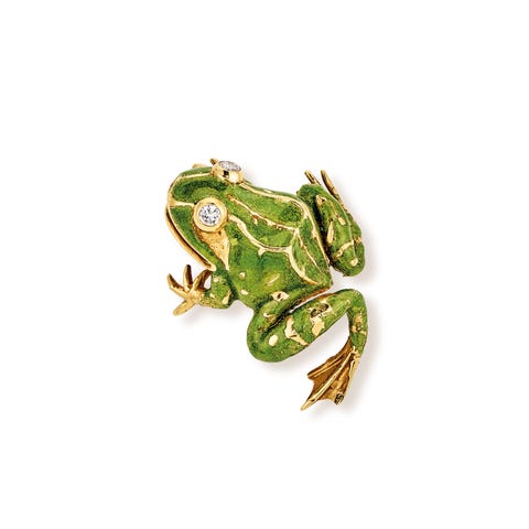 frog brooch, van cleef arpels collection, 1966