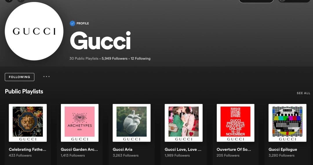 来自CHANEL、Gucci、The Row的音乐歌单,在家蹦迪的BGM有了