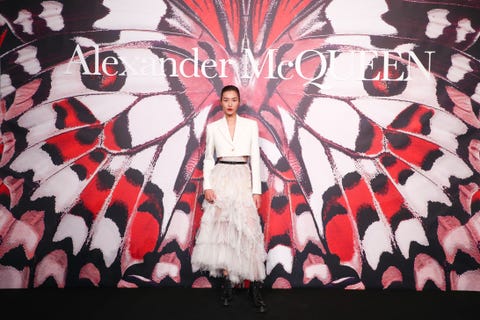 alexander mcqueen,刘雯