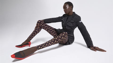 mytheresa,marine serre,胶囊系列,巴黎,美学元素,连体裤,紧身衣,针织品