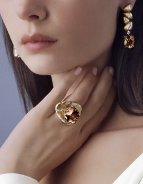 Chaumet Hanhai epic high-definition jewelry set is a series of high-end earrings and rings