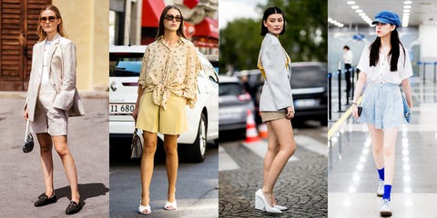Clothing, Street fashion, White, Fashion, Footwear, Fashion model, Shoe, Shorts, Plimsoll shoe, Sandal, 