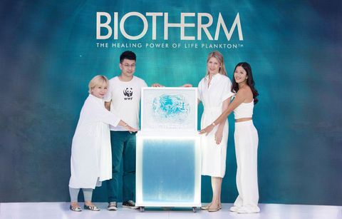 Guests witnessed Biotherm's Waves and Blue Action