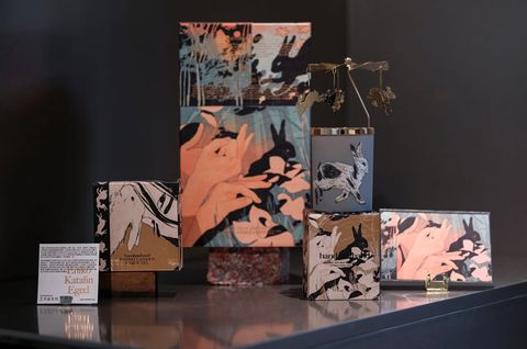 handhandhand and illustrator enikő katalin eged jointly launched the atmosphere gift box