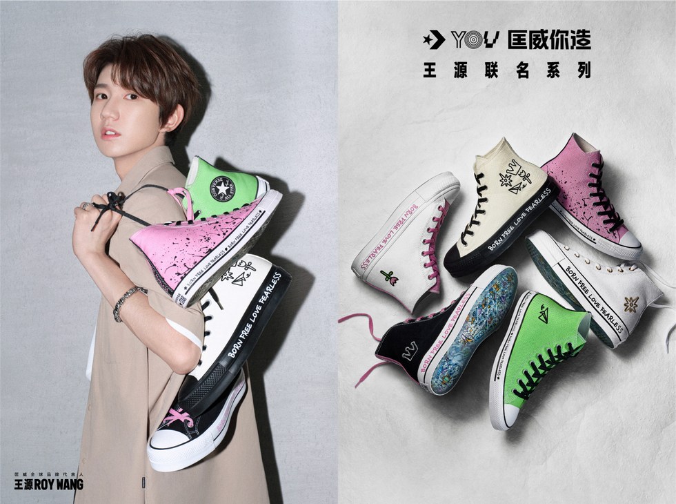 converse，王源
