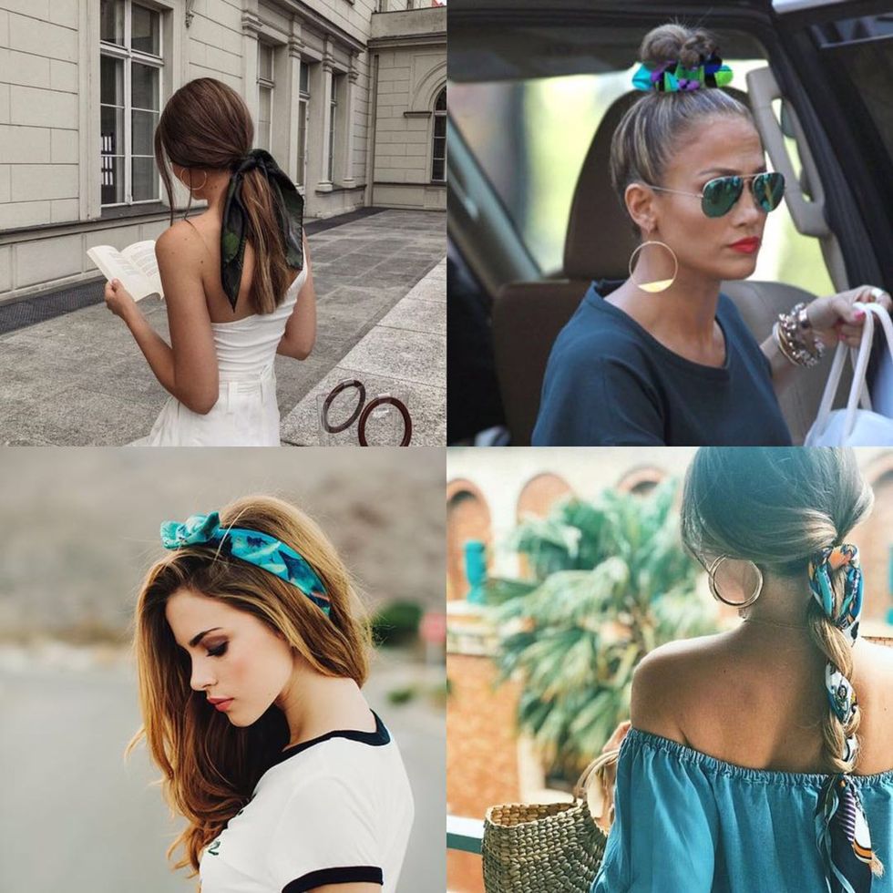 Hair, Clothing, Shoulder, Turquoise, Hairstyle, Eyewear, Fashion, Dress, Street fashion, Headpiece, 