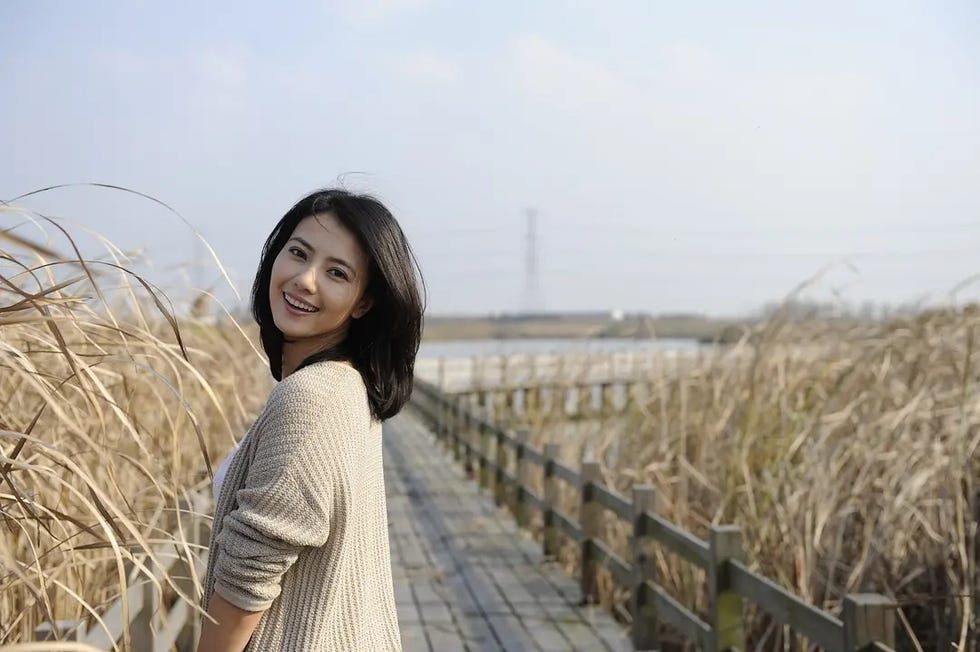 People in nature, Photograph, Beauty, Grass family, Long hair, Black hair, Smile, Photography, Grass, Plant, 