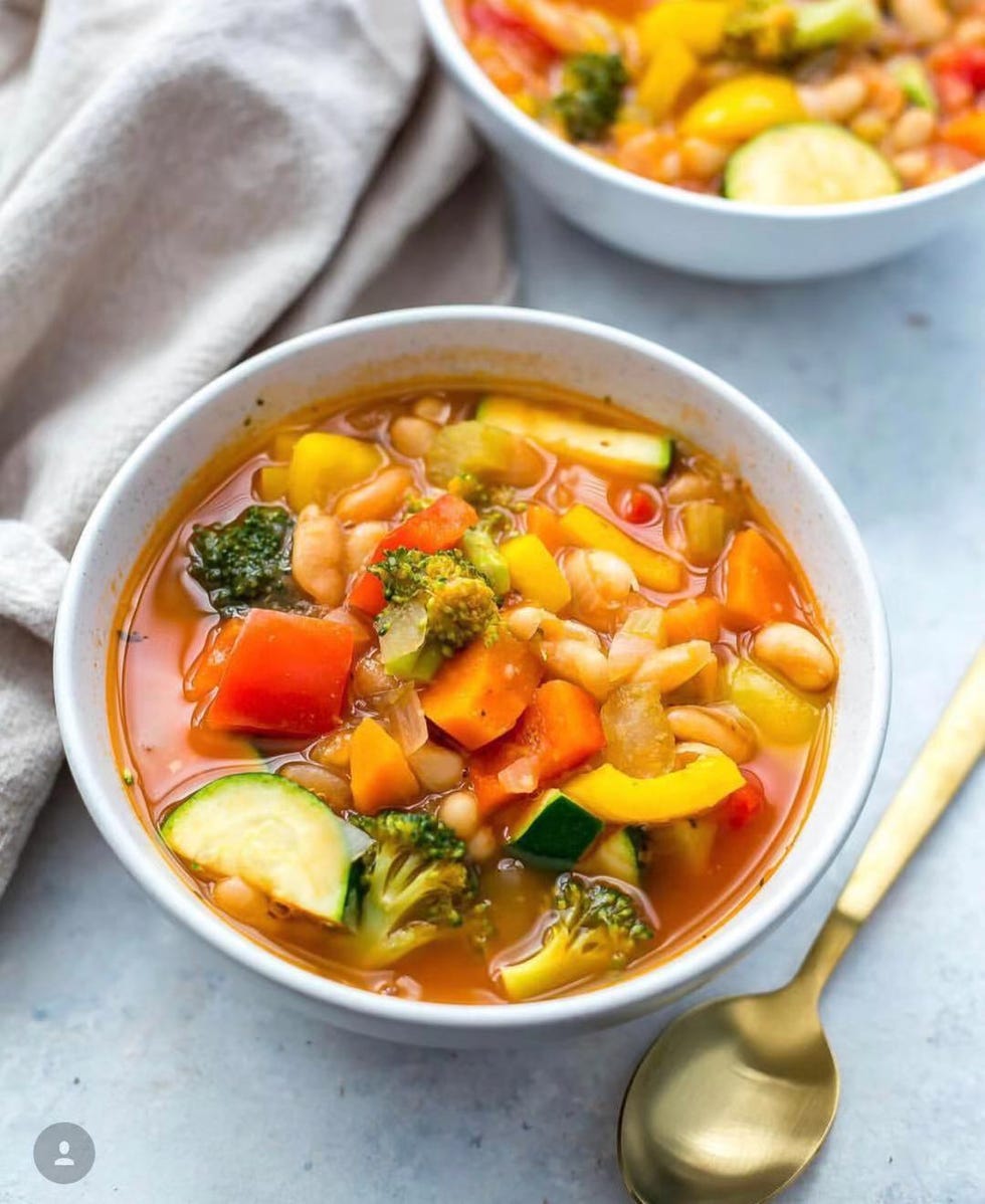Dish, Food, Cuisine, Cawl, Minestrone, Ingredient, Vegetable, Produce, Caldo de pollo, Vegetarian food, 