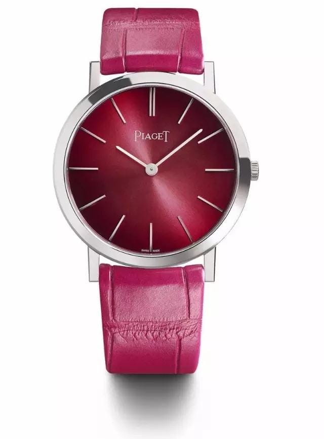 Watch, Analog watch, Pink, Strap, Watch accessory, Product, Magenta, Red, Fashion accessory, Jewellery, 