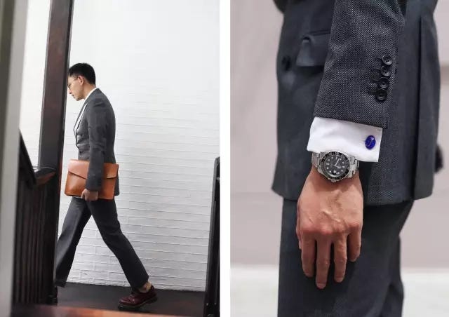 Clothing, Street fashion, Fashion, Blazer, Suit, Outerwear, Formal wear, Footwear, Coat, Shoe, 
