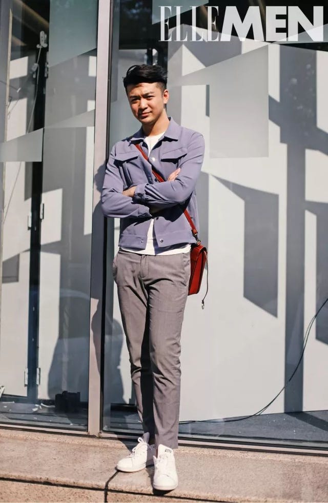 Clothing, Street fashion, Fashion, Snapshot, Standing, Footwear, Sportswear, Jacket, Jeans, Outerwear, 