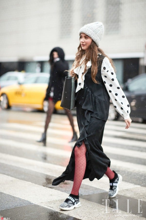 Street fashion, Clothing, Fashion, Beanie, Snapshot, Fashion model, Footwear, Outerwear, Headgear, Coat, 