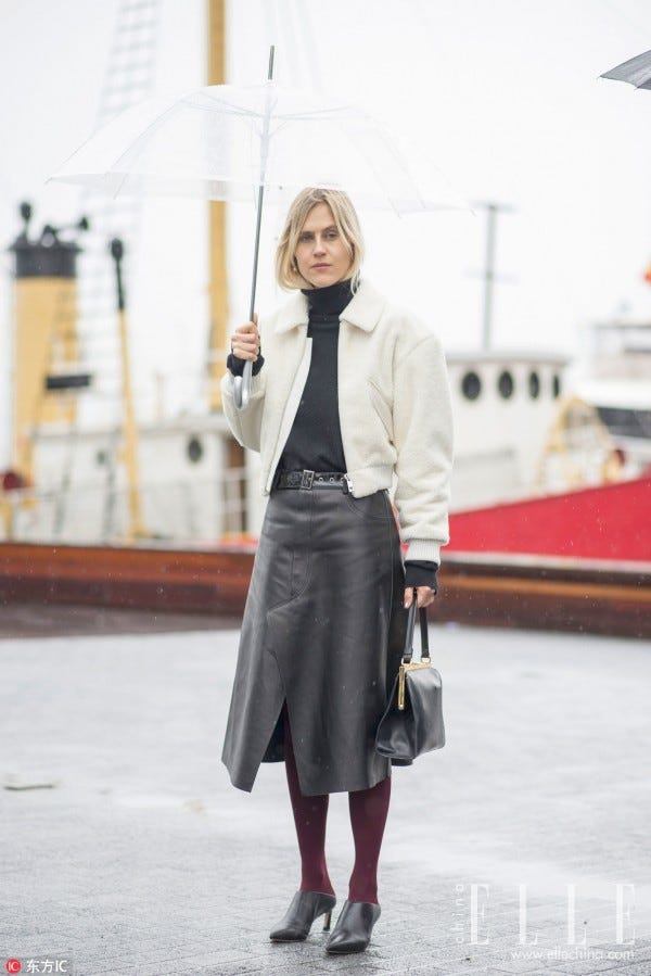 Clothing, White, Street fashion, Photograph, Fashion, Snapshot, Outerwear, Shoulder, Coat, Footwear, 