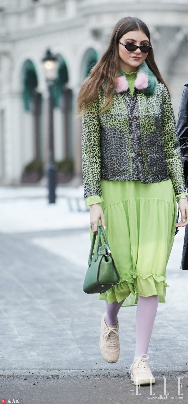 Clothing, Green, Street fashion, Fashion, Fashion model, Yellow, Ankle, Outerwear, Footwear, Spring, 