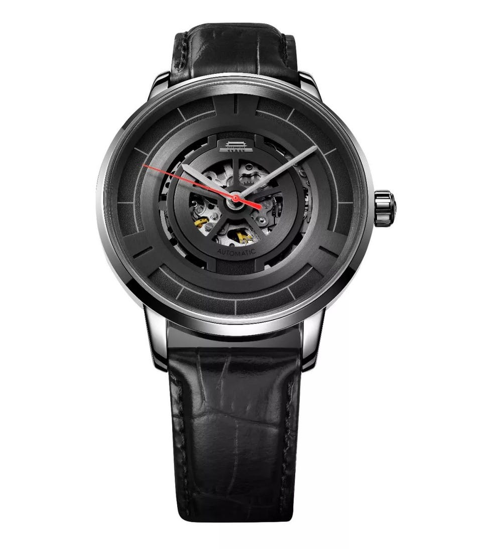 Watch, Analog watch, Watch accessory, Strap, Fashion accessory, Hardware accessory, Jewellery, Brand, Metal, 