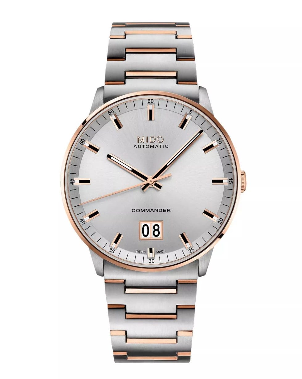 Watch, Analog watch, Watch accessory, Fashion accessory, Strap, Jewellery, Product, Silver, Brand, Metal, 
