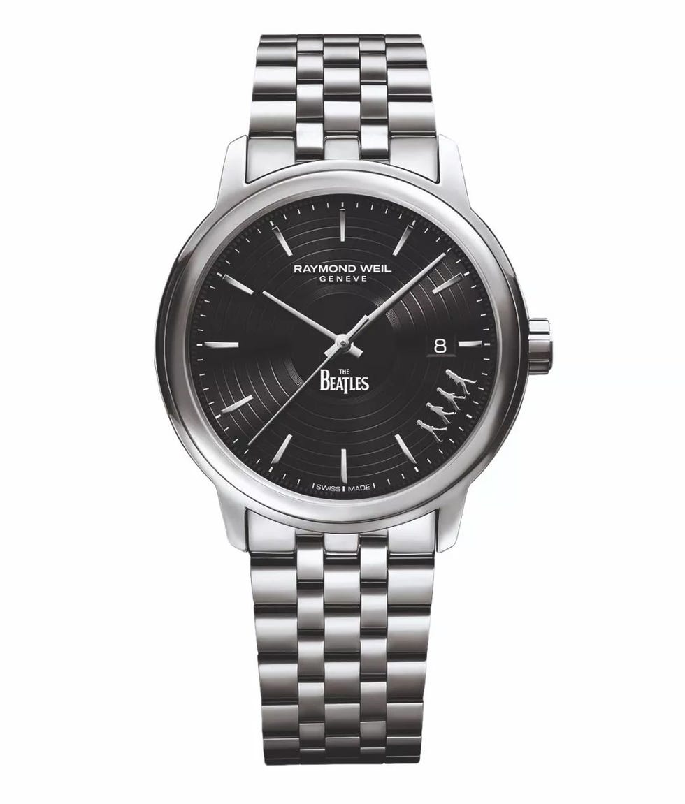 Watch, Analog watch, Watch accessory, Fashion accessory, Strap, Jewellery, Product, Brand, Silver, Metal, 