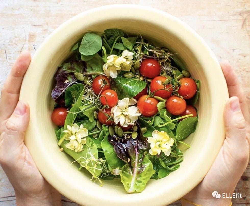 Dish, Food, Garden salad, Vegetable, Ingredient, Salad, Cuisine, Spinach salad, Cherry Tomatoes, Spring greens, 
