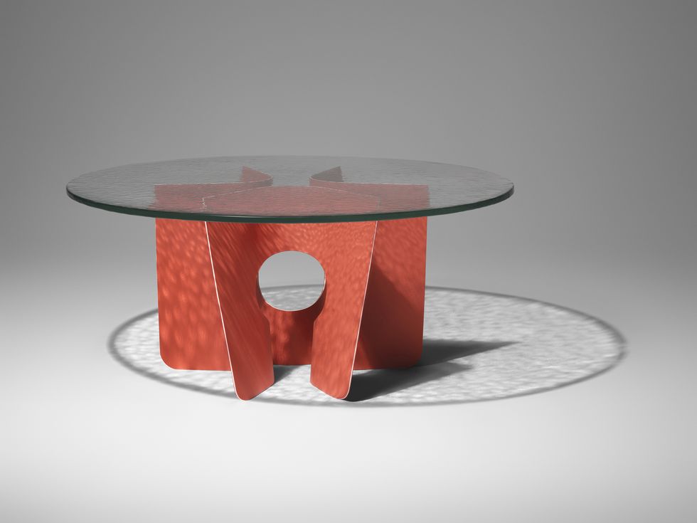 路易威登objets nomades旅行家居系列：raw edges工作室设计的 cosmic桌子