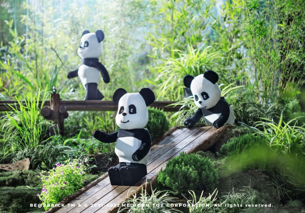 CLOT x MEDICOM TOY BE@RBRICK PANDA 大熊猫登场