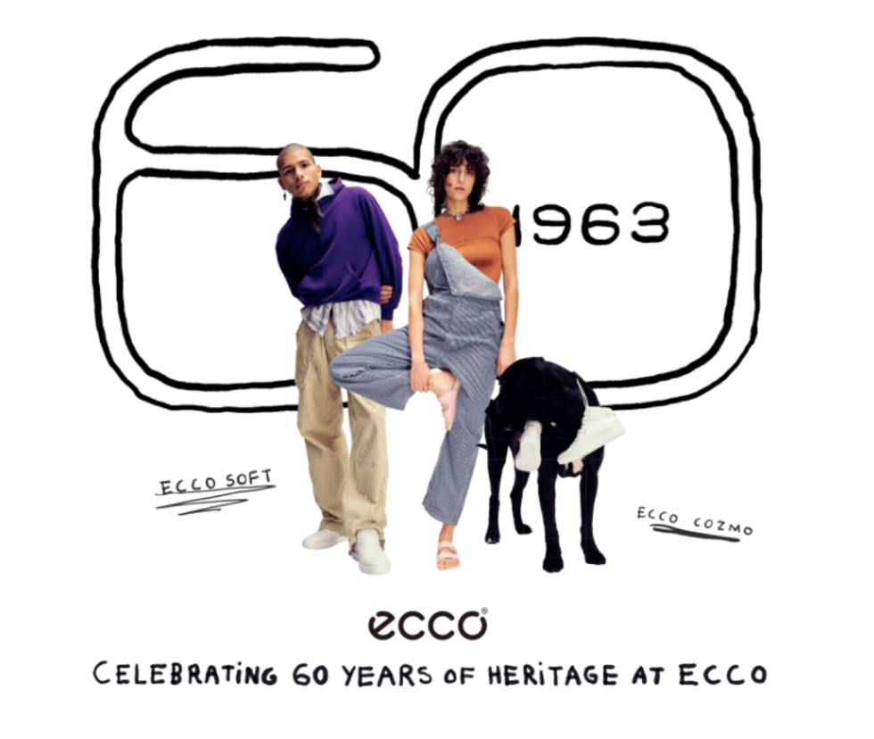 ecco soft 60柔酷60周年系列 （左） ecco cozmo 60科摩60周年系列（右）