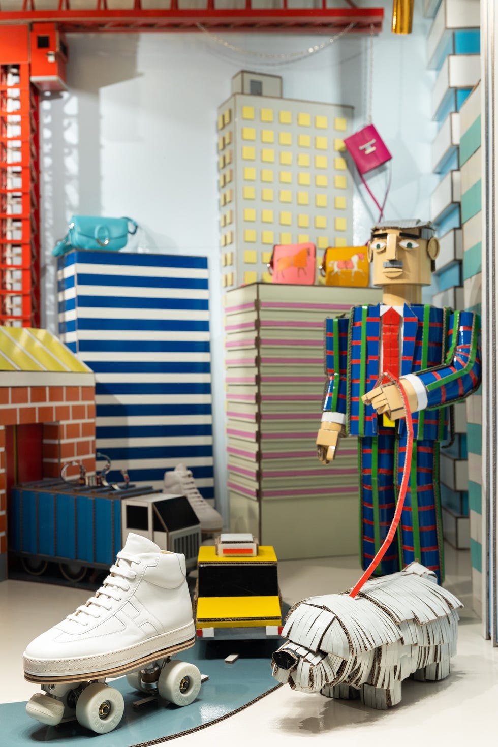 Product, Yellow, Room, Toy, Baggage, Building, Interior design, Furniture, Vehicle, 