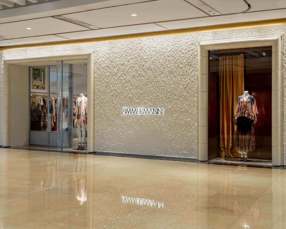 storefront of a fashion boutique named zimmermann