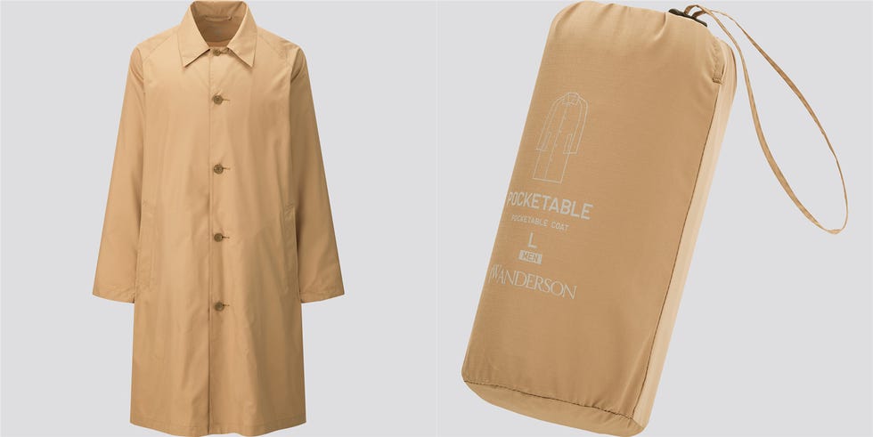 Clothing, Outerwear, Beige, Trench coat, Coat, Khaki, Overcoat, Sleeve, Costume, Robe, 