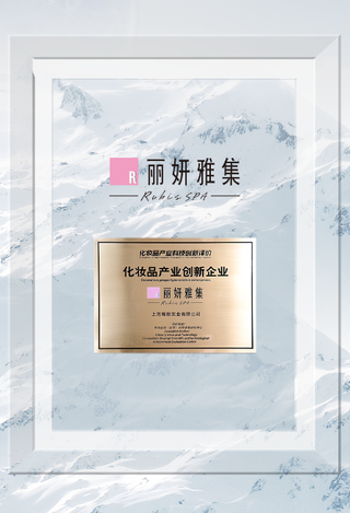certificate recognizing innovation in consumer product manufacturing
