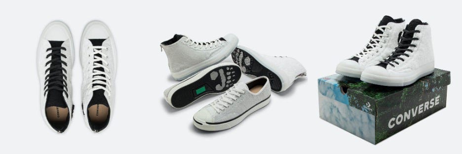 售价

clot x converse chuck 70 hi rmb 899

clot x converse jack purcell ox rmb 849 ﻿