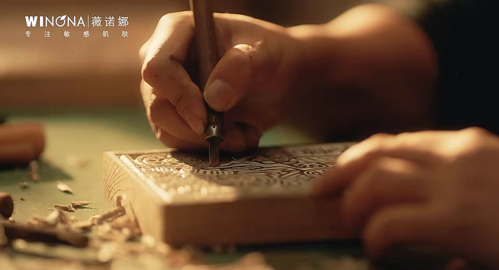 a person using a tool to cut wood