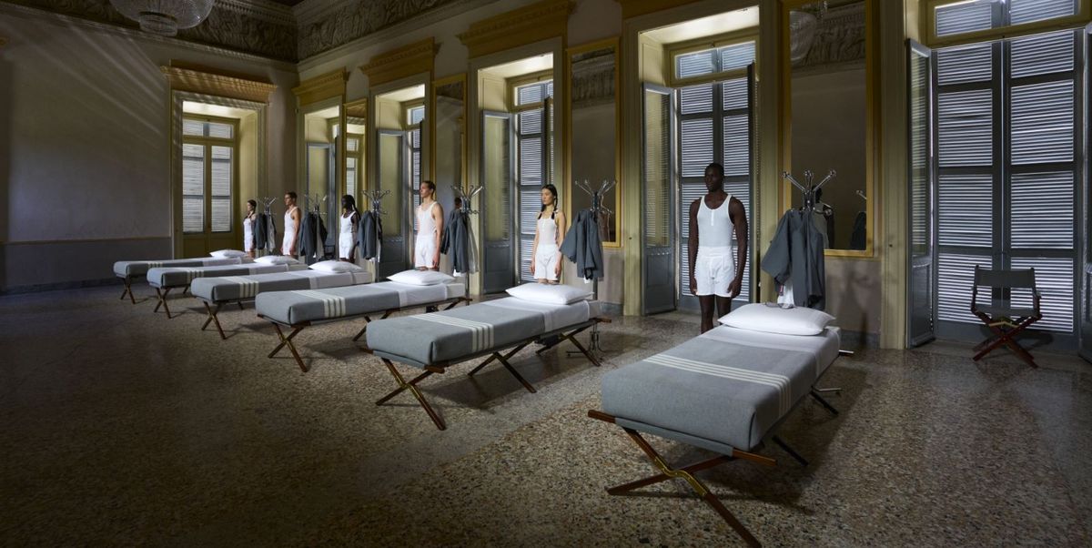 Dreaming in Style: Thom Browne and Frette Collaboration Comes to Life in Milan Performance